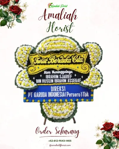 Papan Bunga Duka di Sukowilangun